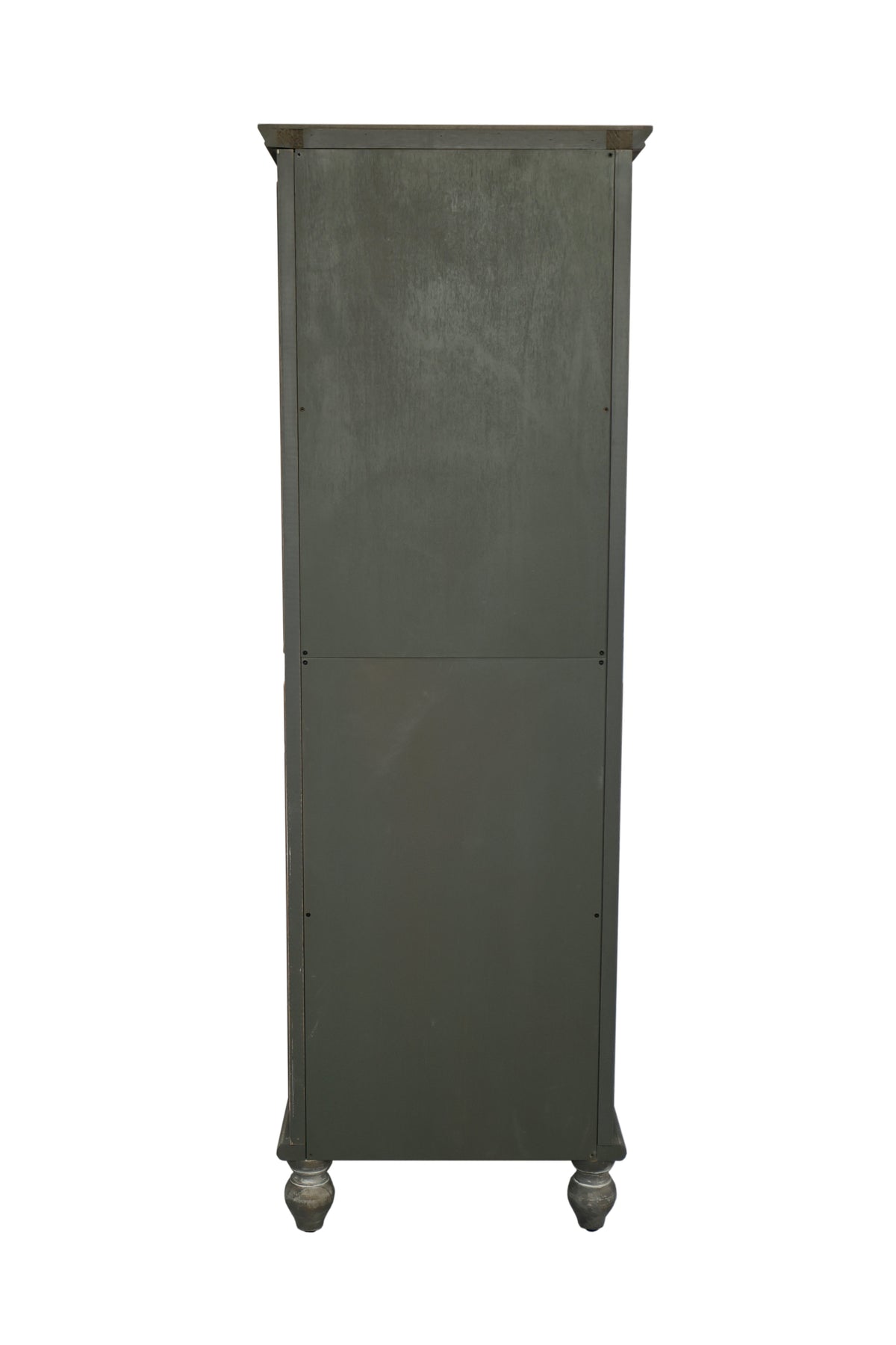 Farmhouse Tall Narrow Storage Cabinet – Rustic Wood, photo 4 of 8