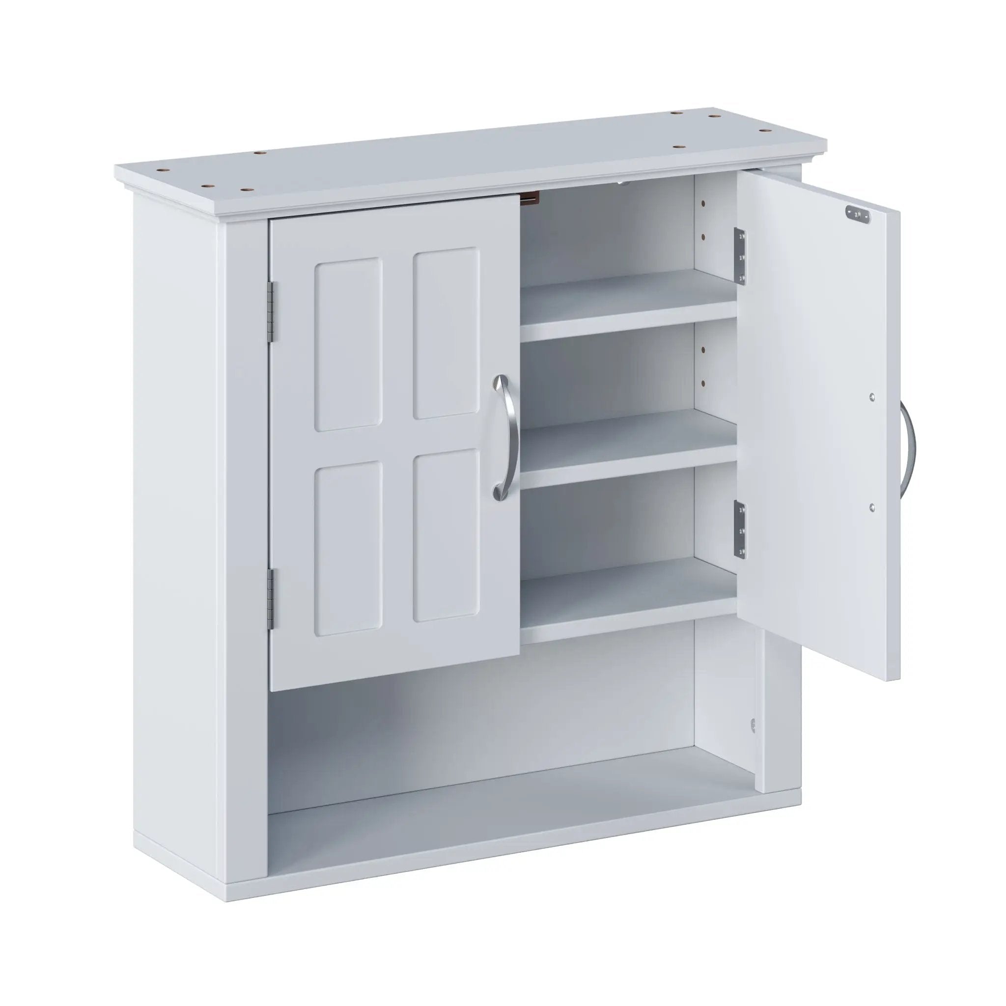 Multi Functional Wall Mounted Cabinet With Adjustable Shelves For Bathroom by HouseOfZazla
