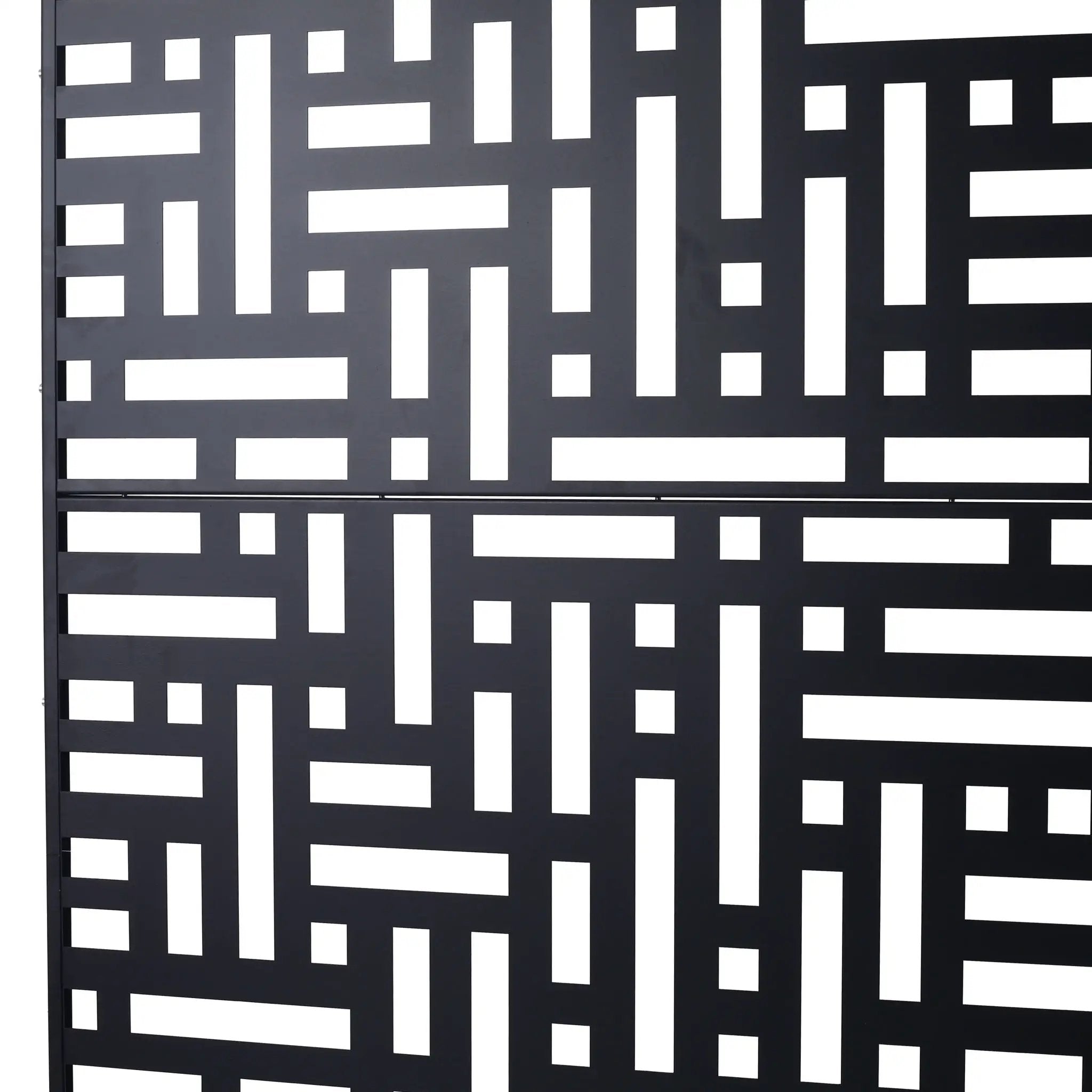 Decorative Freestanding Metal Privacy Screen For Indoor & Outdoor Use by HouseOfZazla