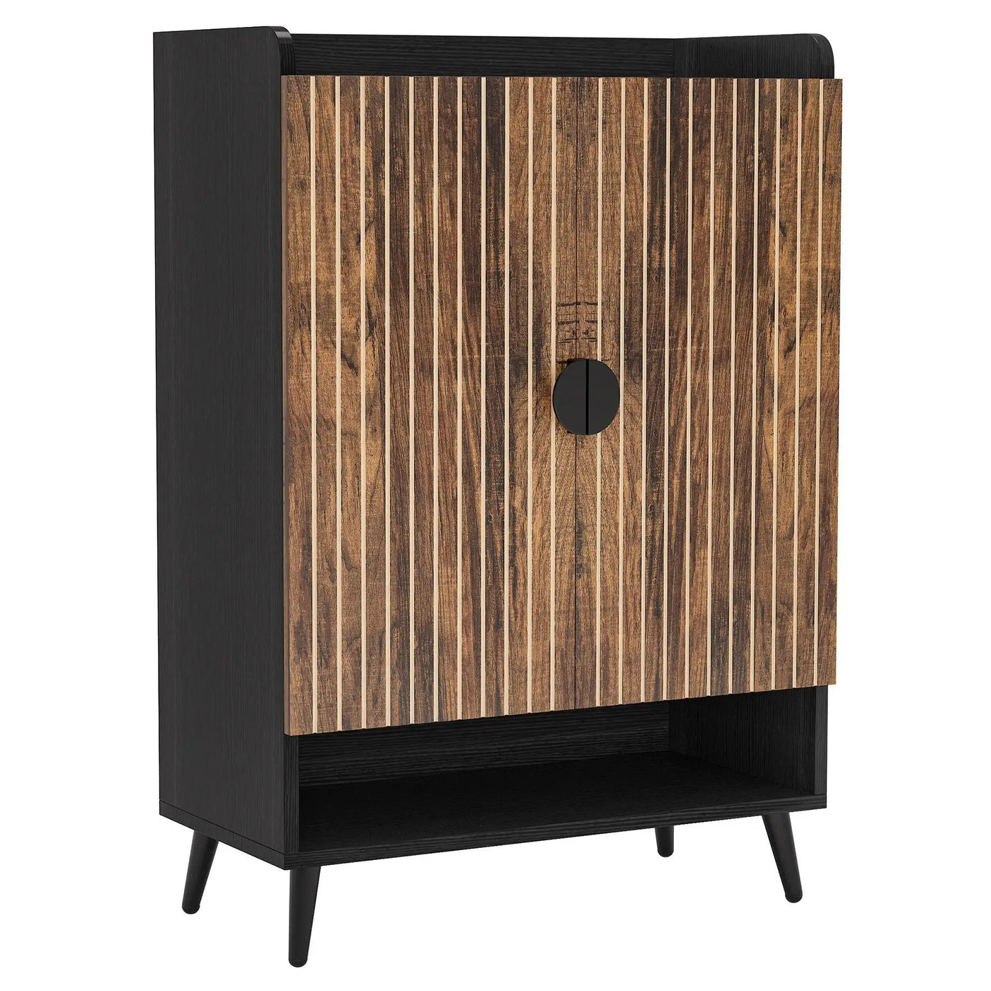 Shoe Cabinet With Doors, 7 Tier Storage Organizer by HouseOfZazla