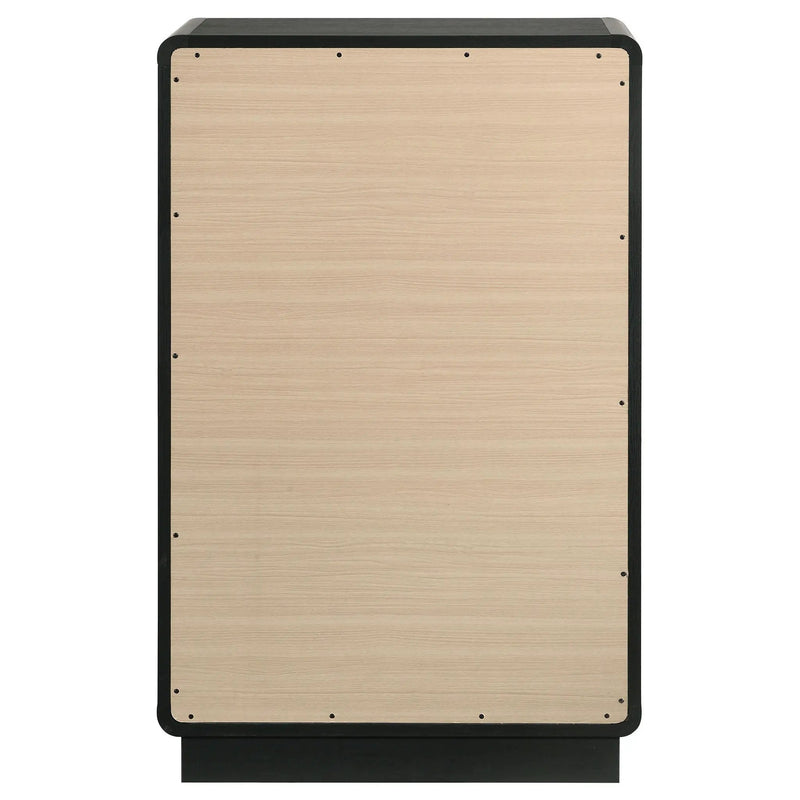 Cavelle 5-drawer Chest of Drawers Black by Unique Piece Furniture