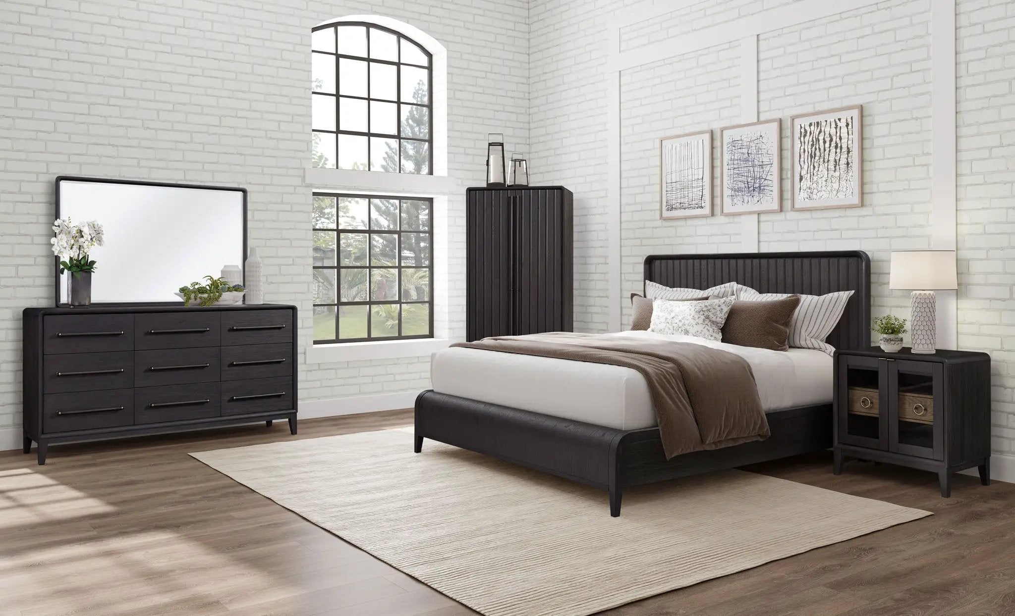 Waterfall Panel Bed & Design Elements by HouseOfZazla