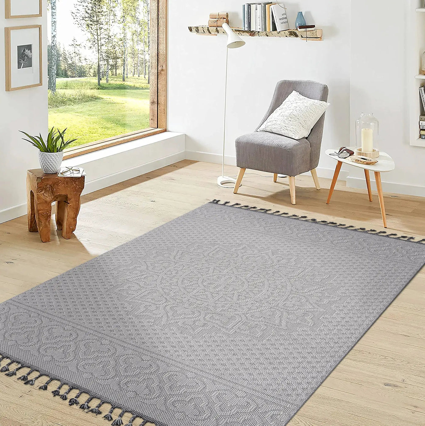 Guros Collection 6.7X9 Area Rug by HouseOfZazla