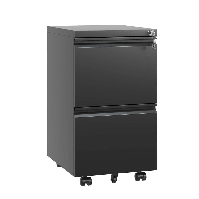 Metal Drawer Mobile File Cabinet With Lock For Home Office Organizer by HouseOfZazla