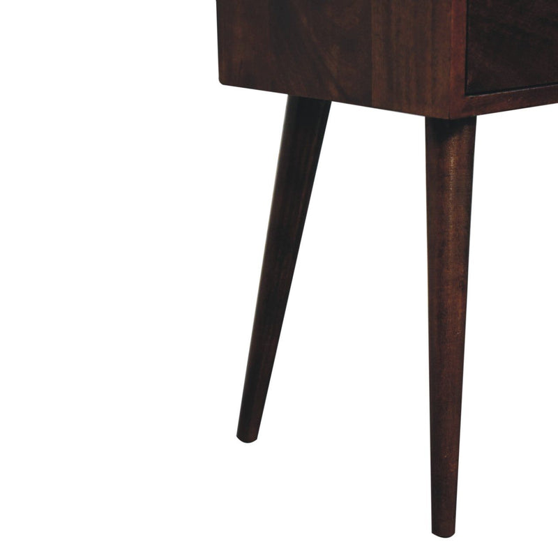 Solid Wood Mini Nightstand by HouseOfZazla