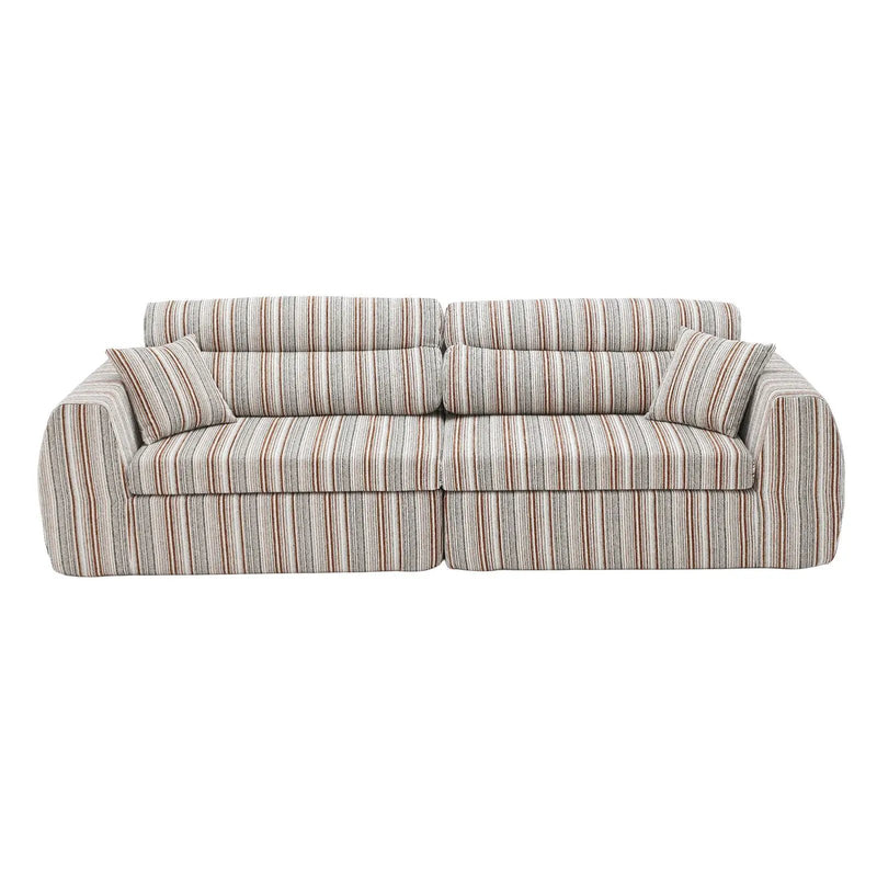 3 Seater, Couch With Throw Pillows For Living Room by HouseOfZazla