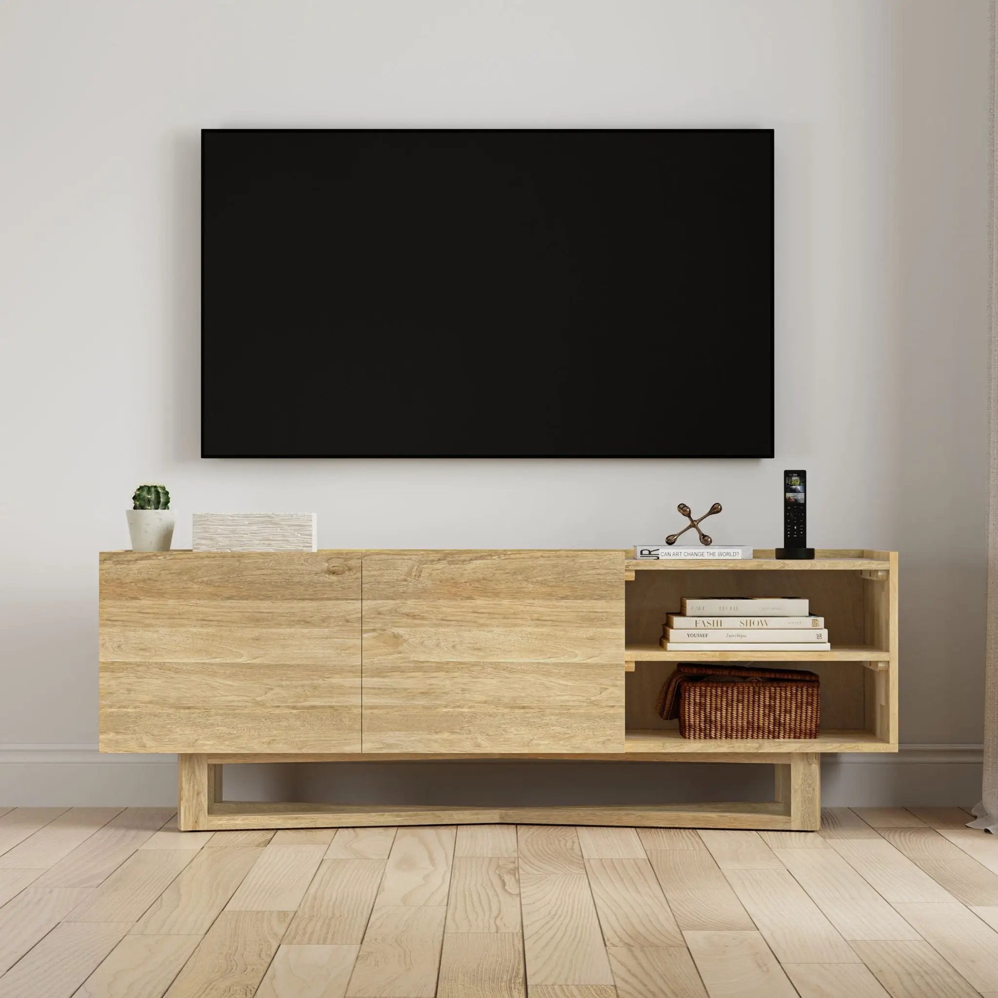 Harrow - TV Media Stand - Natural by Unique Piece Furniture