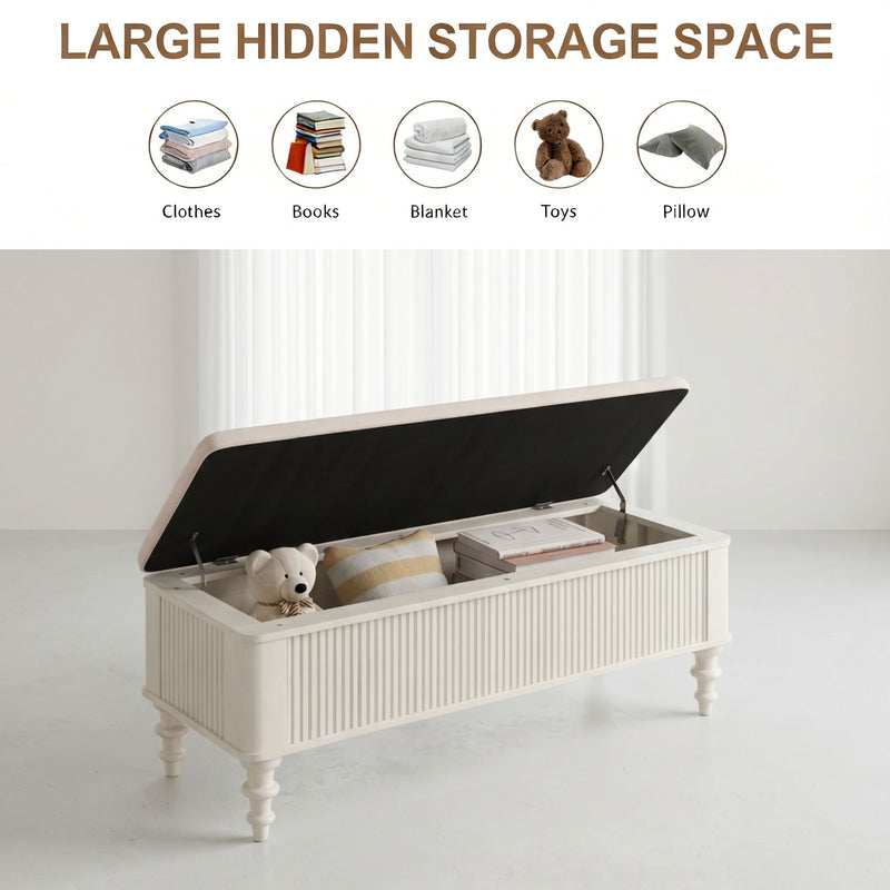 Multi Functional Storage Ottoman Bench by HouseOfZazla