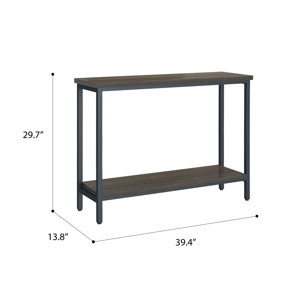 Dark Brown Sofa Table with Transitional Style - Harpe, photo 6 of 6