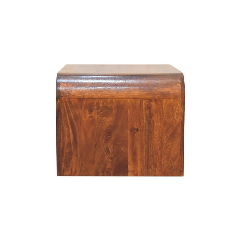 Solid Wood Darcy Coffee Table, 2-Drawers, Chestnut by HouseOfZazla
