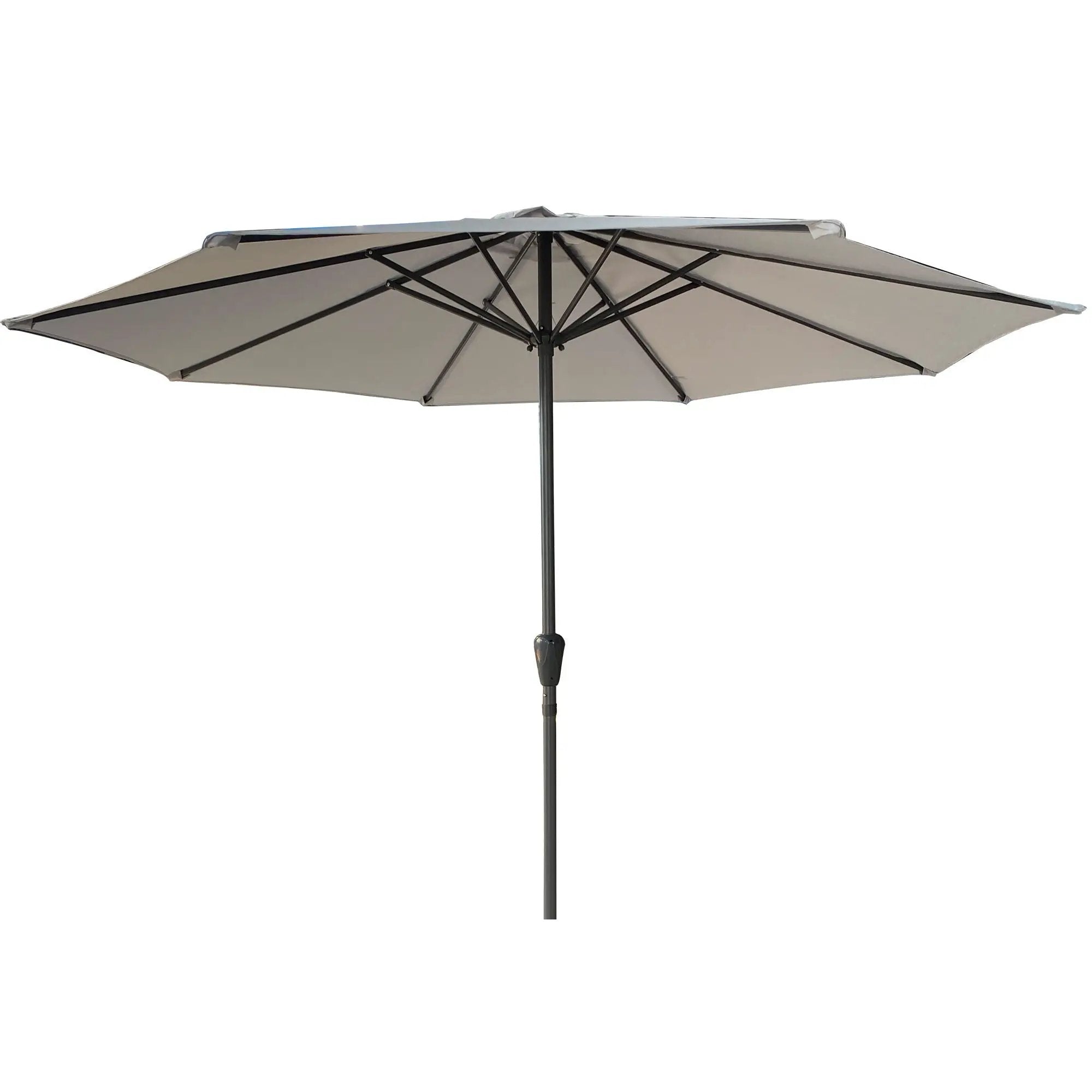 Patio Market Umbrella With 8 Steel Ribs, UV-Resistant And Waterproof Canopy by HouseOfZazla