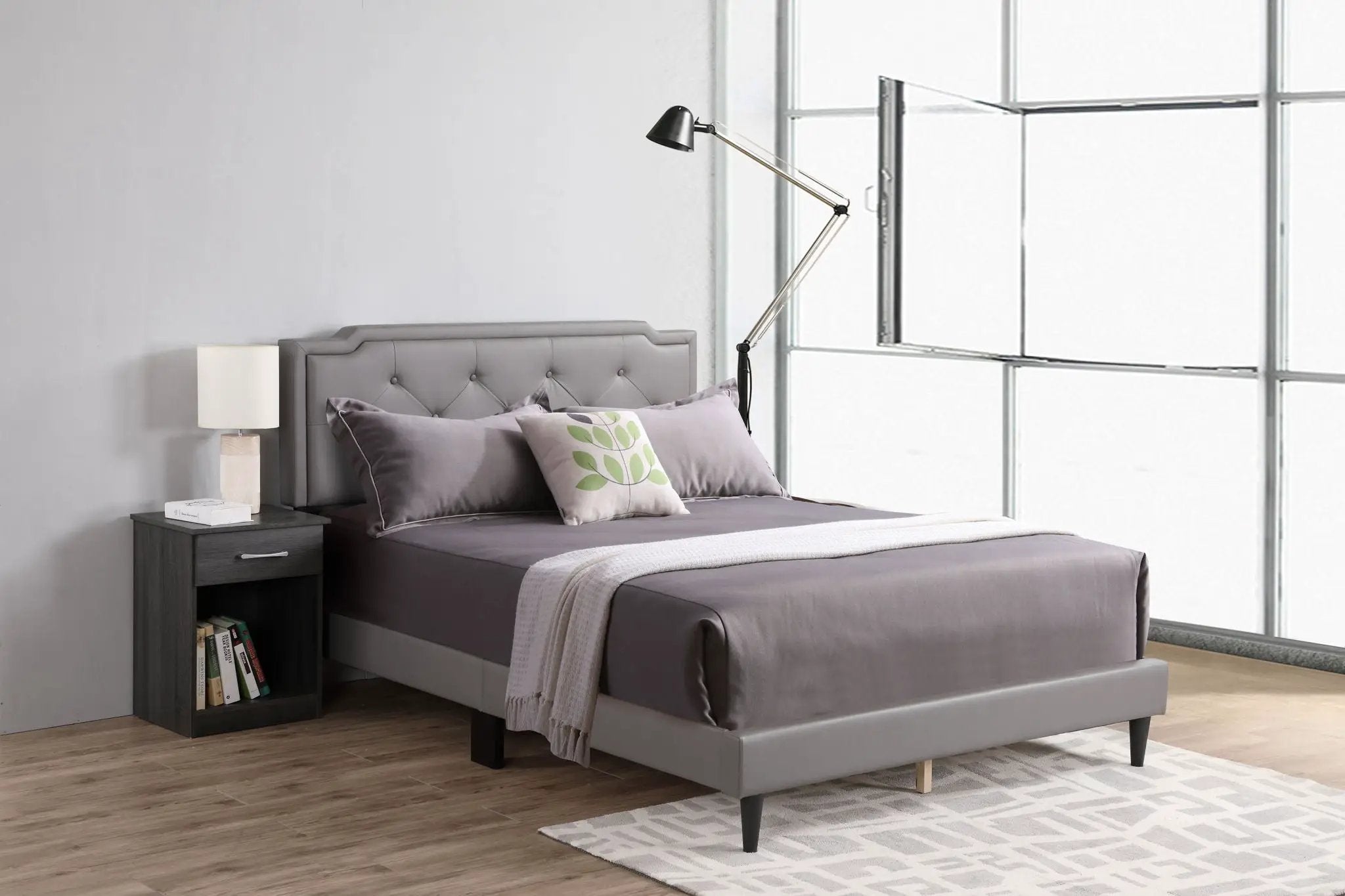Button Tufted Bed Charming For Cozy Spaces by Unique Piece Furniture