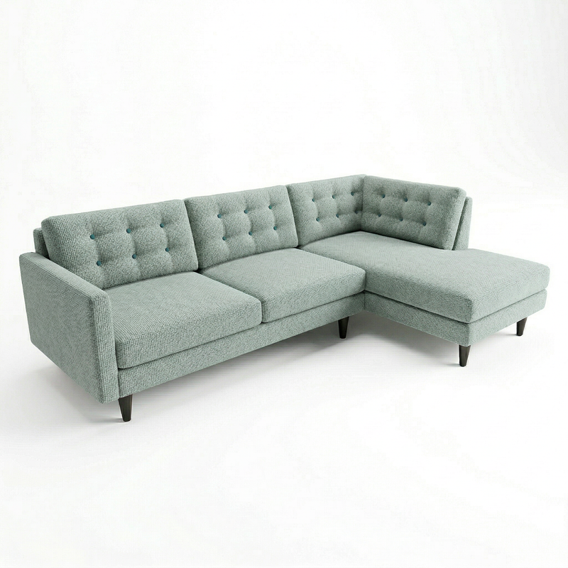 Talmadge Sectional – Made in USA, Custom Fabric Options by HouseOfZazla