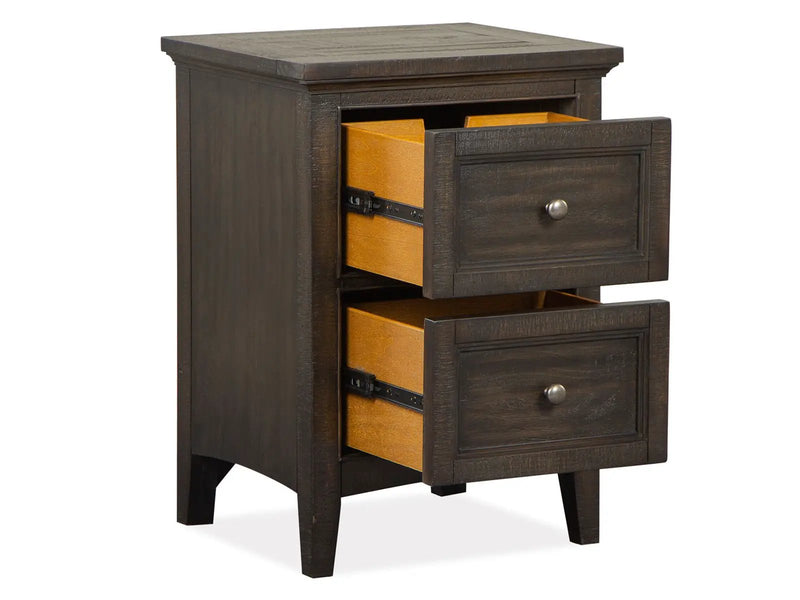 Westley Falls - Small Drawer Nightstand - Graphite by Unique Piece Furniture