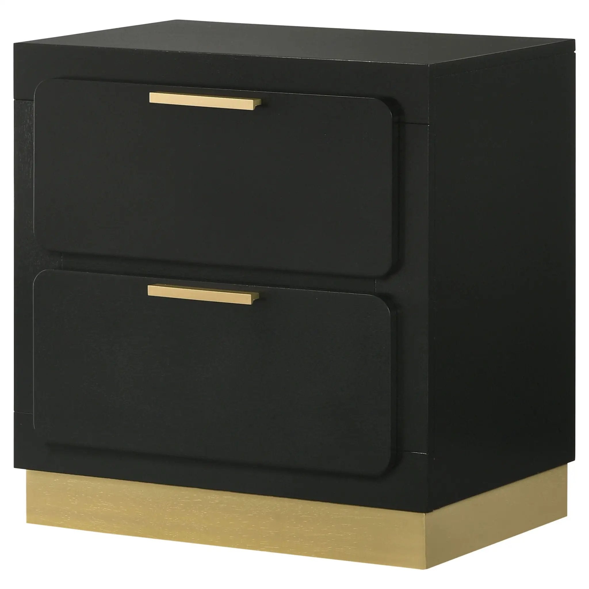Caraway 2-drawer Nightstand Black by Unique Piece Furniture