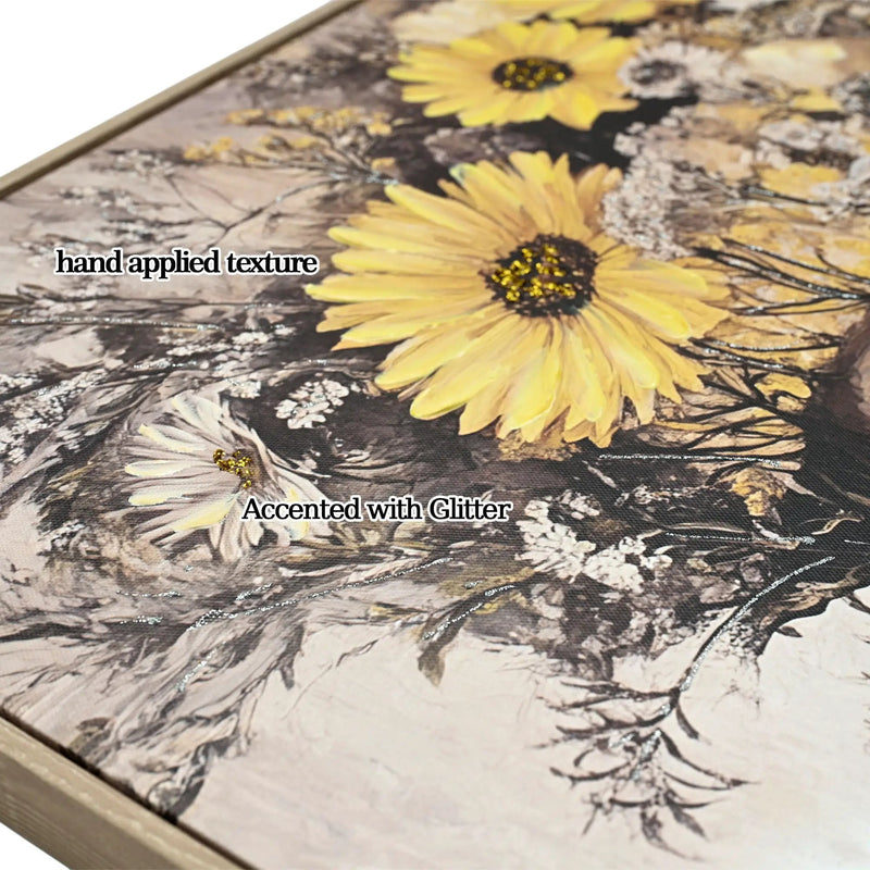 Beauty Posters Beauty Lady Wall Art Floral Canvas Artwork For Living Room - Ginger by Unique Piece Furniture