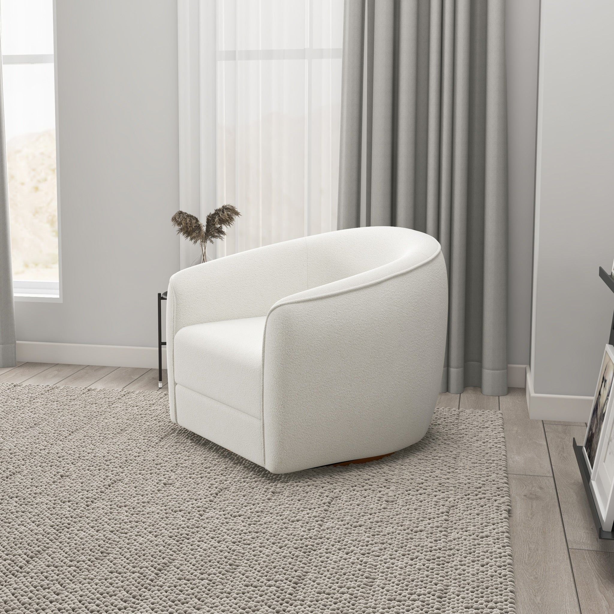 Elise - Mid-Century Modern Swivel Chair by HouseOfZazla