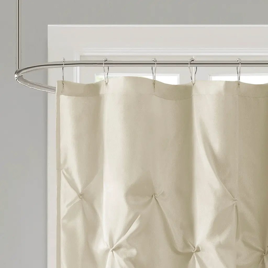 Tufted Semi-Sheer Shower Curtain by HouseOfZazla