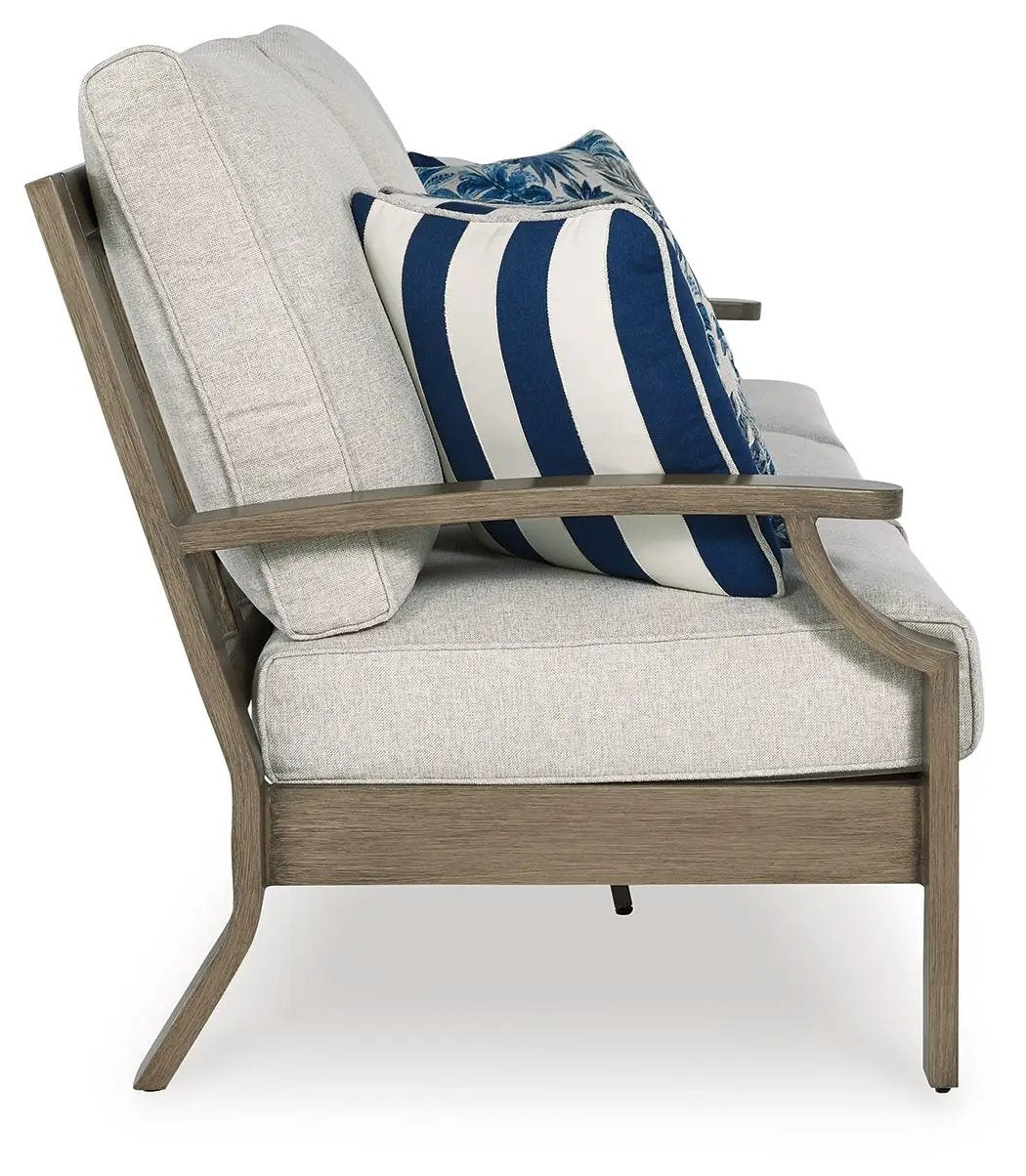 Rainier Ranch - Sofa With Cushion - Brown / Beige by Unique Piece Furniture