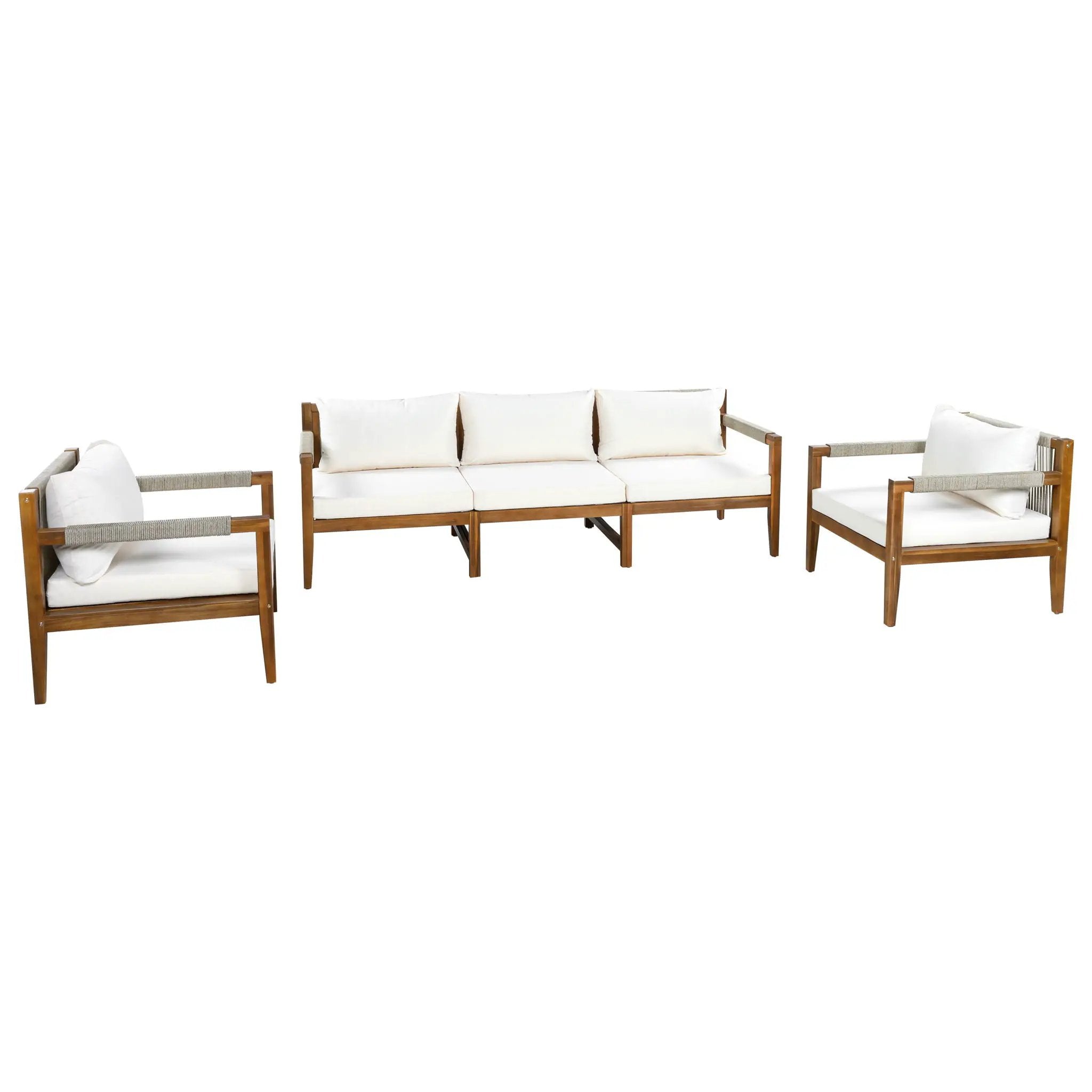 3 Piece Outdoor Sectional Sofa Set by HouseOfZazla