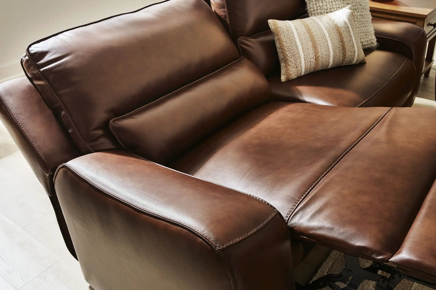 DeepWakes - 2 Seat Power Reclining Sofa With Adjustable Headrest by Unique Piece Furniture