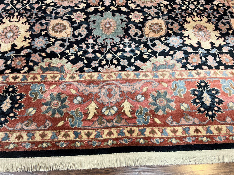 Karastan Rug 8 x 11.7, Karastan Williamsburg Kurdish Pattern 559, Wool Pile Vintage Karastan Carpet, Discontinued, Room SIzed Area Rug by Jewel Rugs