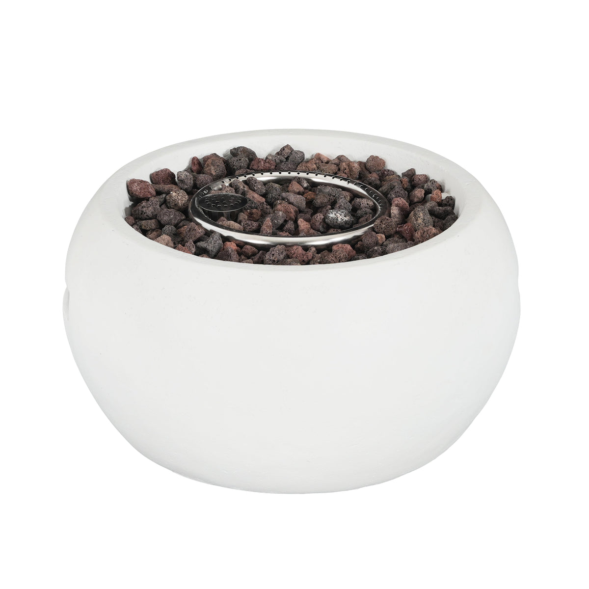 Patio MGO Propane Fire Pit with 40,000 BTU Output - White or Brown, photo 8 of 10