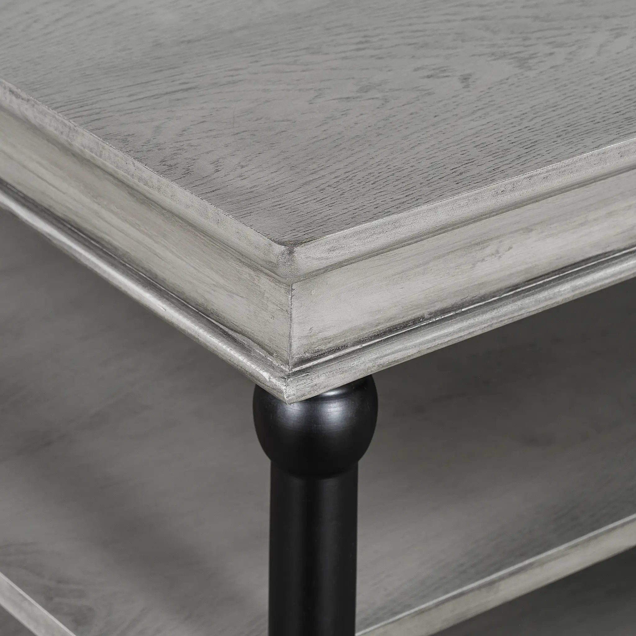 55.1" Wood Coffee Table with Storage Shelves by HouseOfZazla
