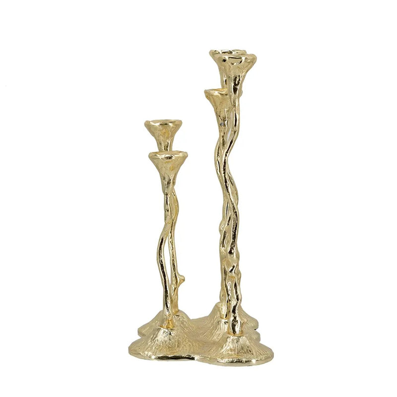5-Light Cast Aluminum Taper Candle Holder by HouseOfZazla