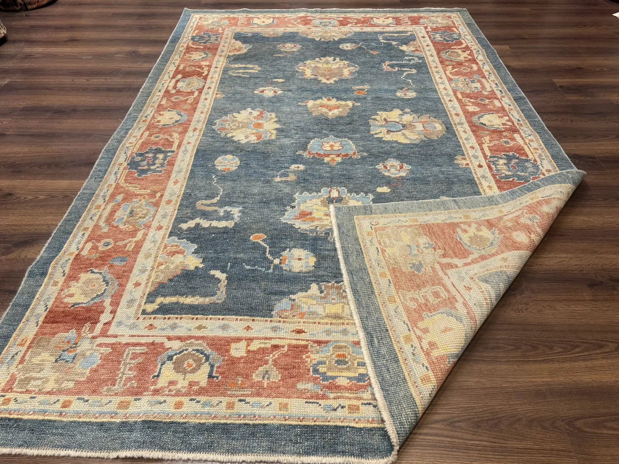 Turkish Oushak Rug 6x9, Sultanabad Carpet, Medium Size Oriental Rug by Jewel Rugs