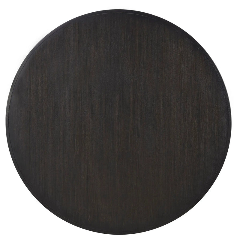 Leandro 7-piece Round Dining Table Set Burnished Black by Unique Piece Furniture
