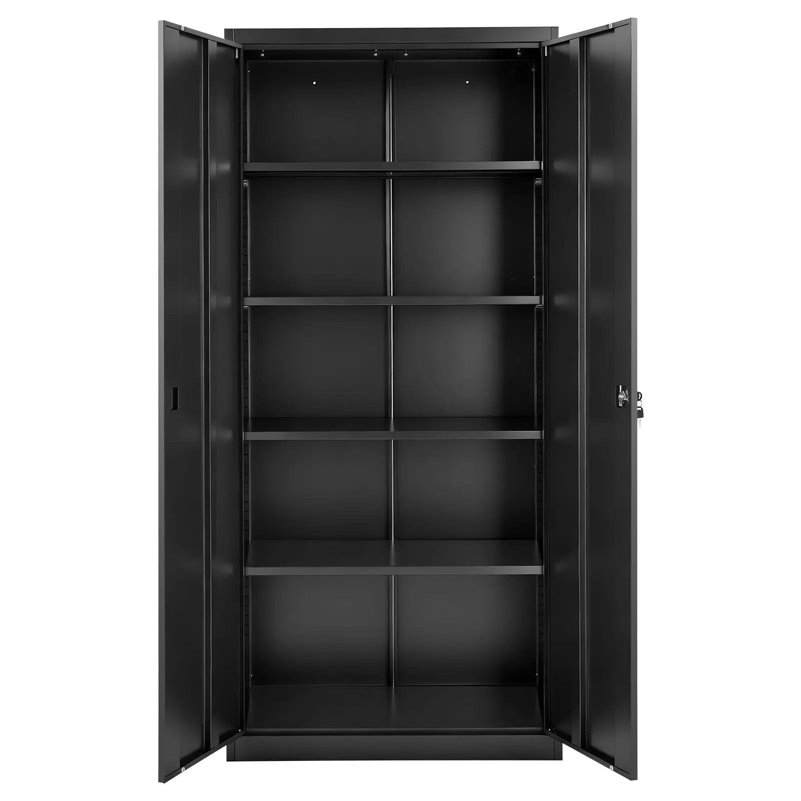 Metal Storage Cabinet, 68.9 in Lockable Steel Garage Cabinet by HouseOfZazla