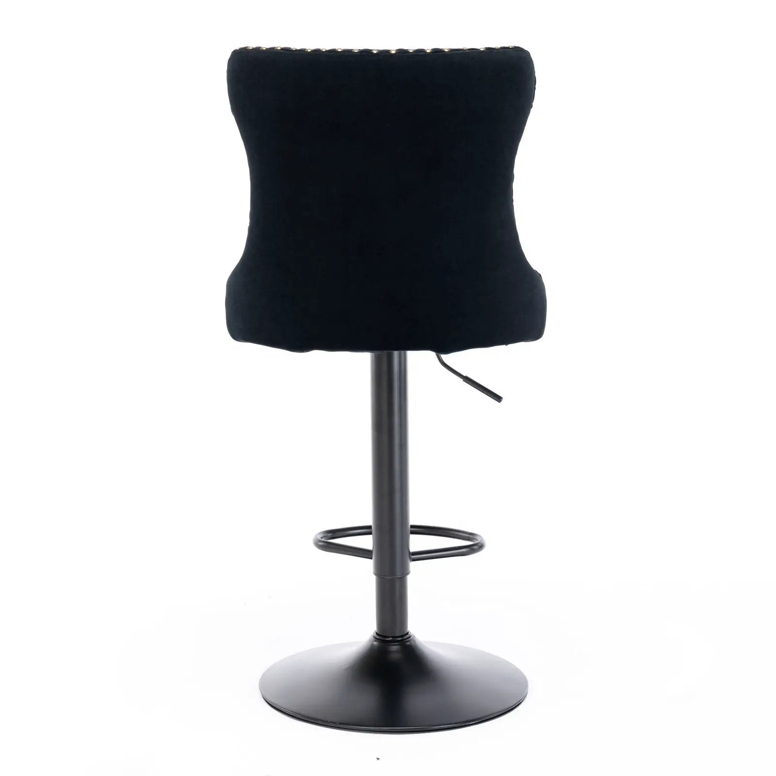 Swivel Barstools Adjusatble Seat Height, Modern Upholstered Bar Stools With Backs Comfortable Tufted For Home Pub And Kitchen Island (Set of 2) by Unique Piece Furniture