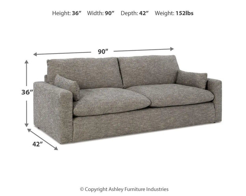 Dramatic - Sofa - Granite by Unique Piece Furniture