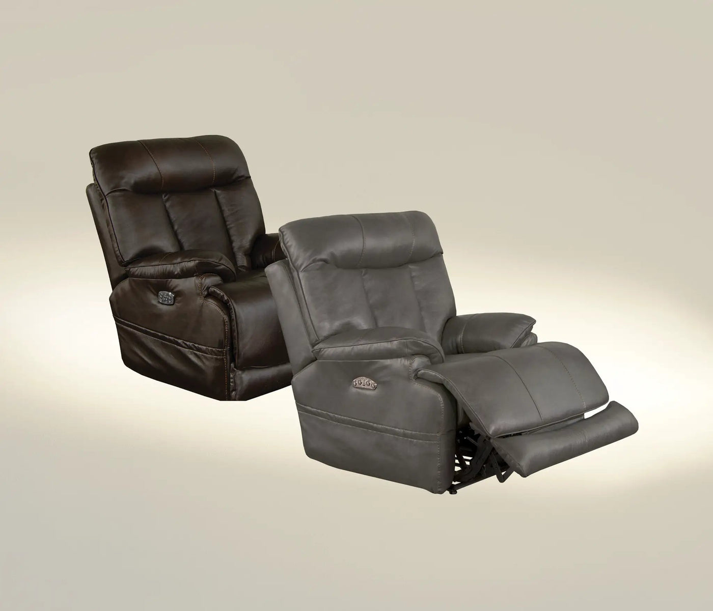 Naples - Power Headrest With Lumbar Power Lay Flat Recliner by Unique Piece Furniture