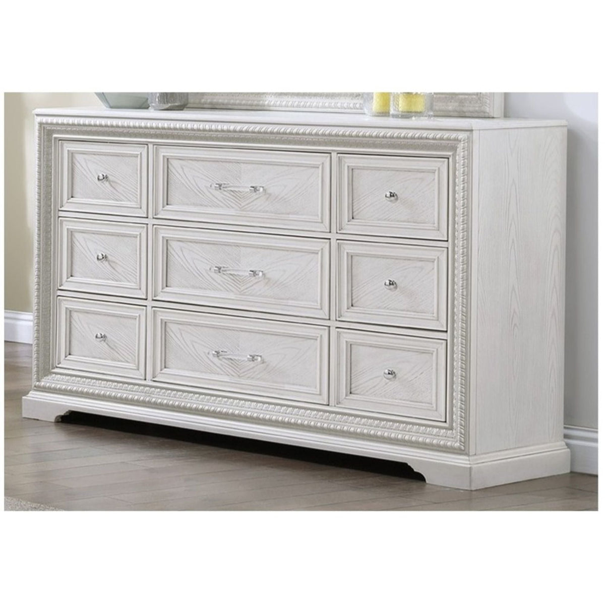 6 Drawer Storage Dresser with Generous Storage - Antique White, photo 4 of 4