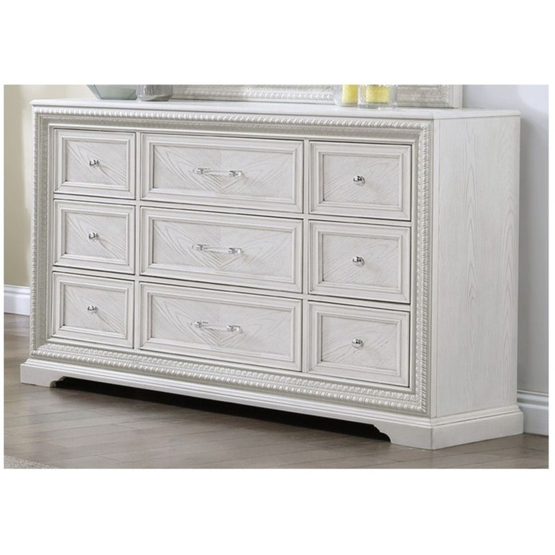 6 Drawer Storage Dresser with Generous Storage - Antique White, photo 4 of 4