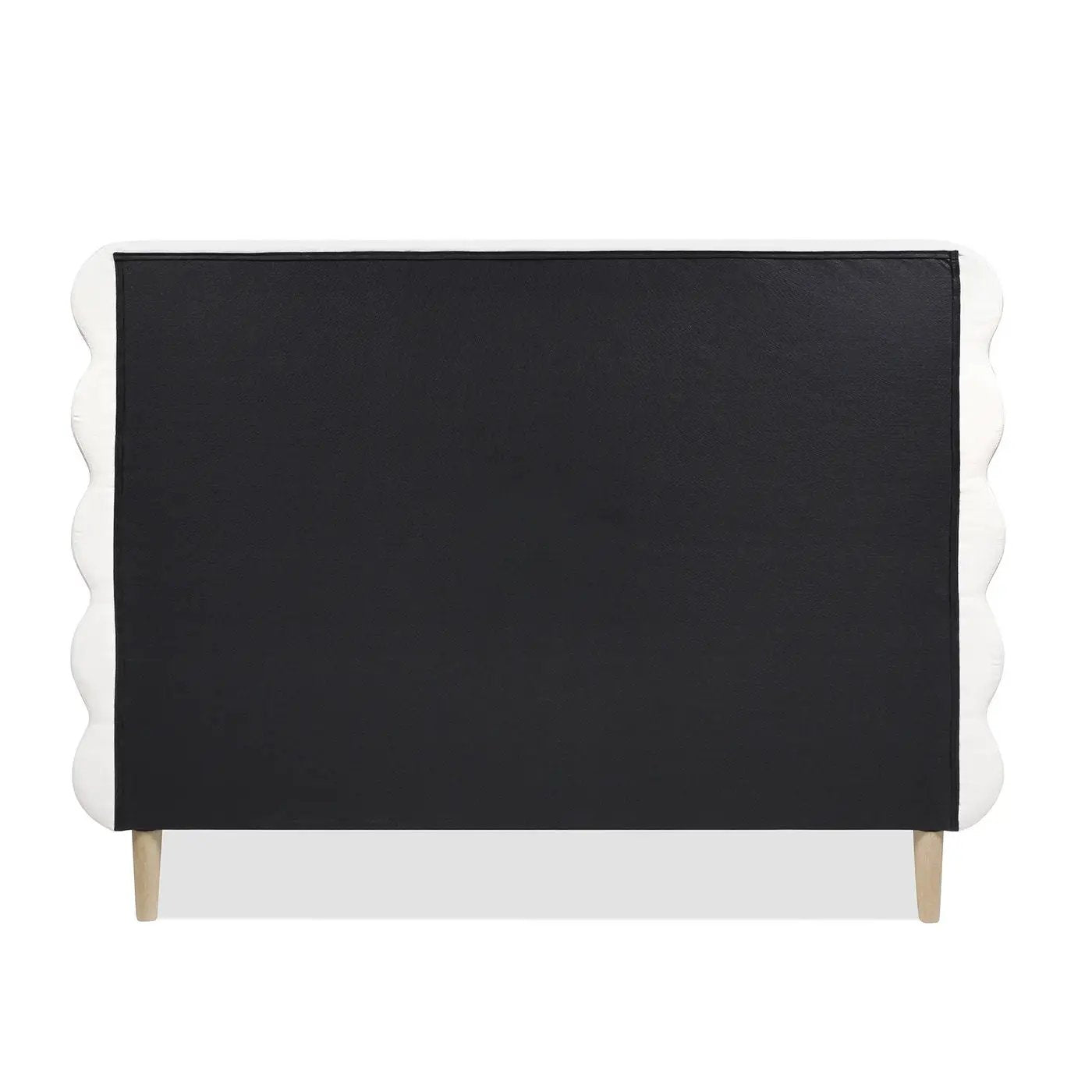 Stockholm - Modern Wavy Headboard Platform Bed by Unique Piece Furniture