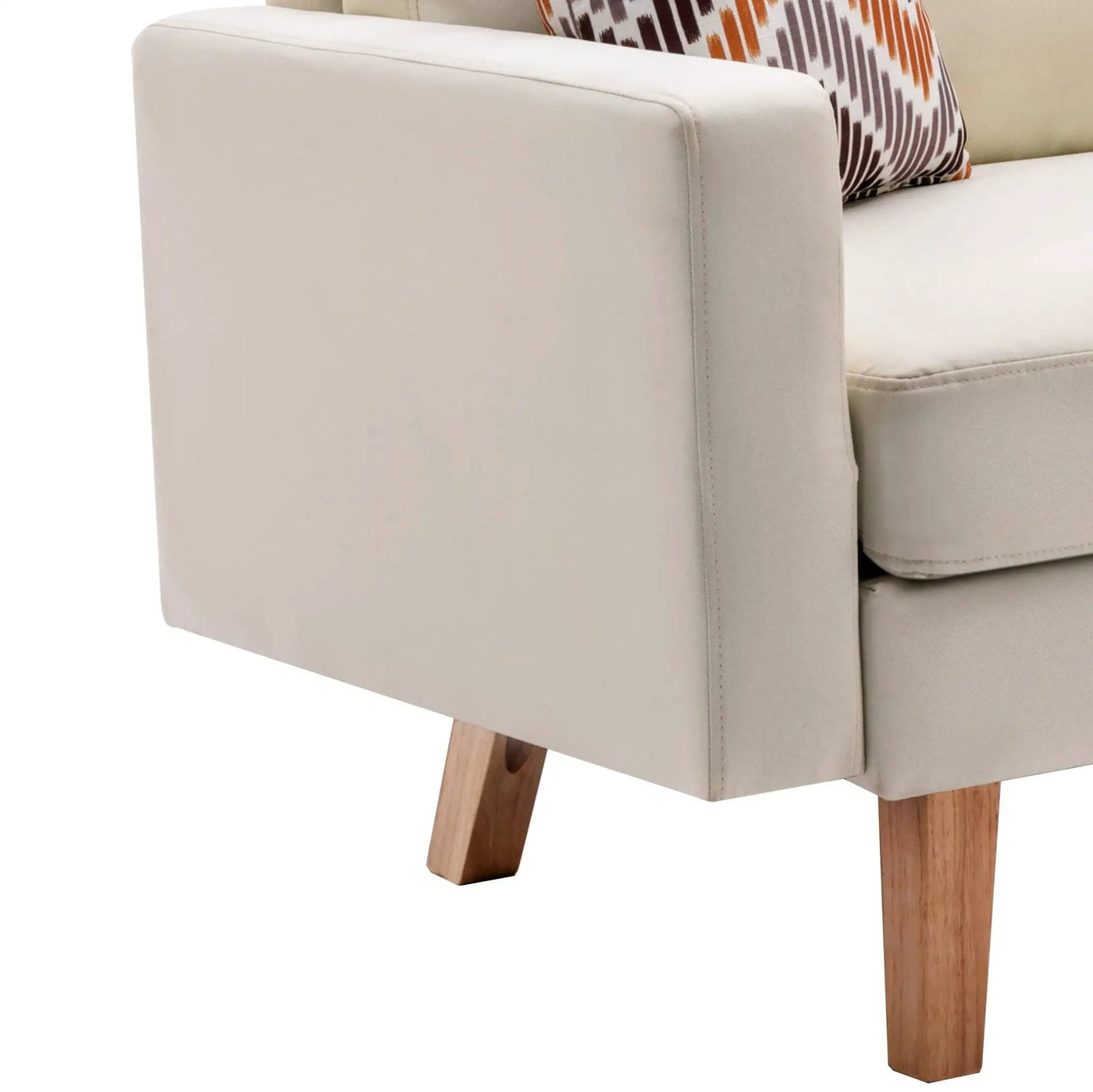 Bahamas - Minimalistic Sofa With 2 Throw Pillows by HouseOfZazla