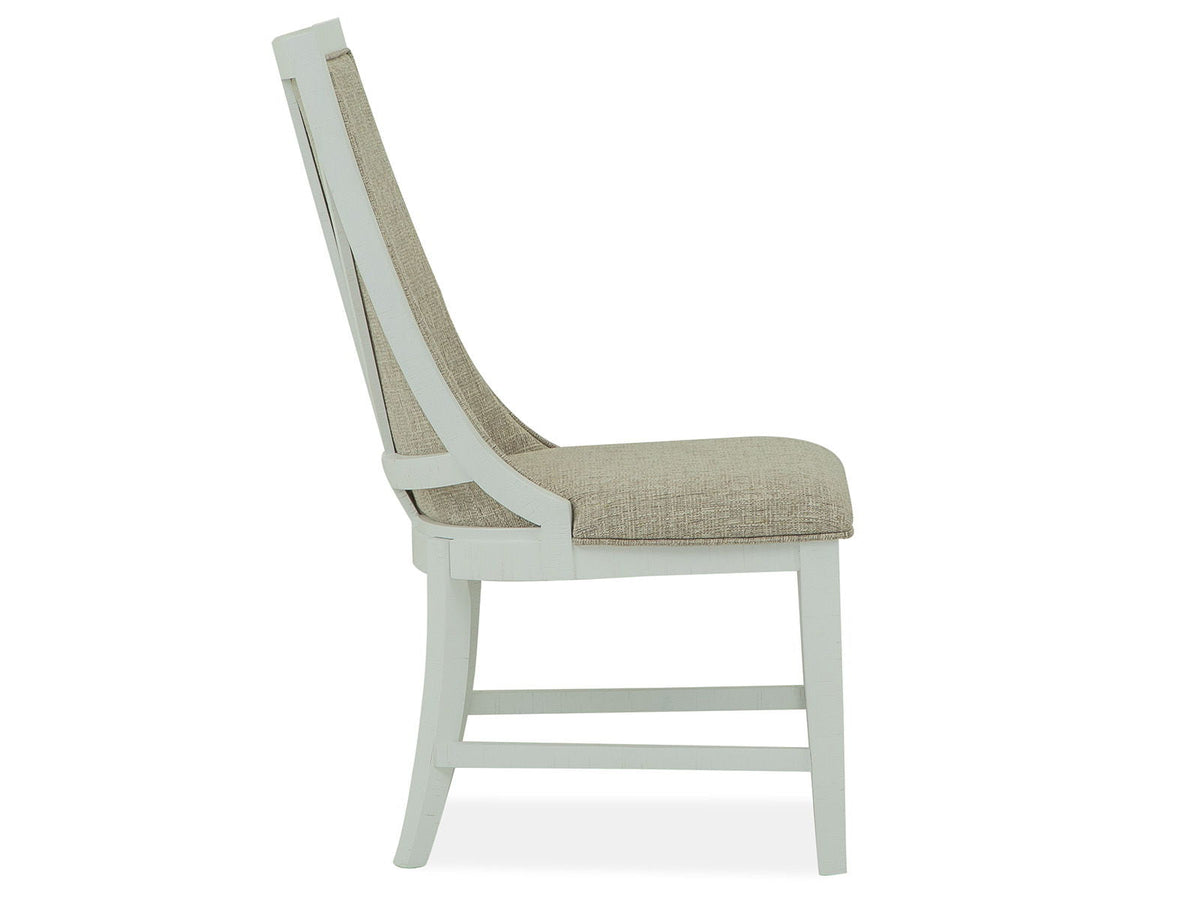 Heron Cove - Upholstered Host Side Chair (Set of 2) - Chalk White, photo 6 of 7