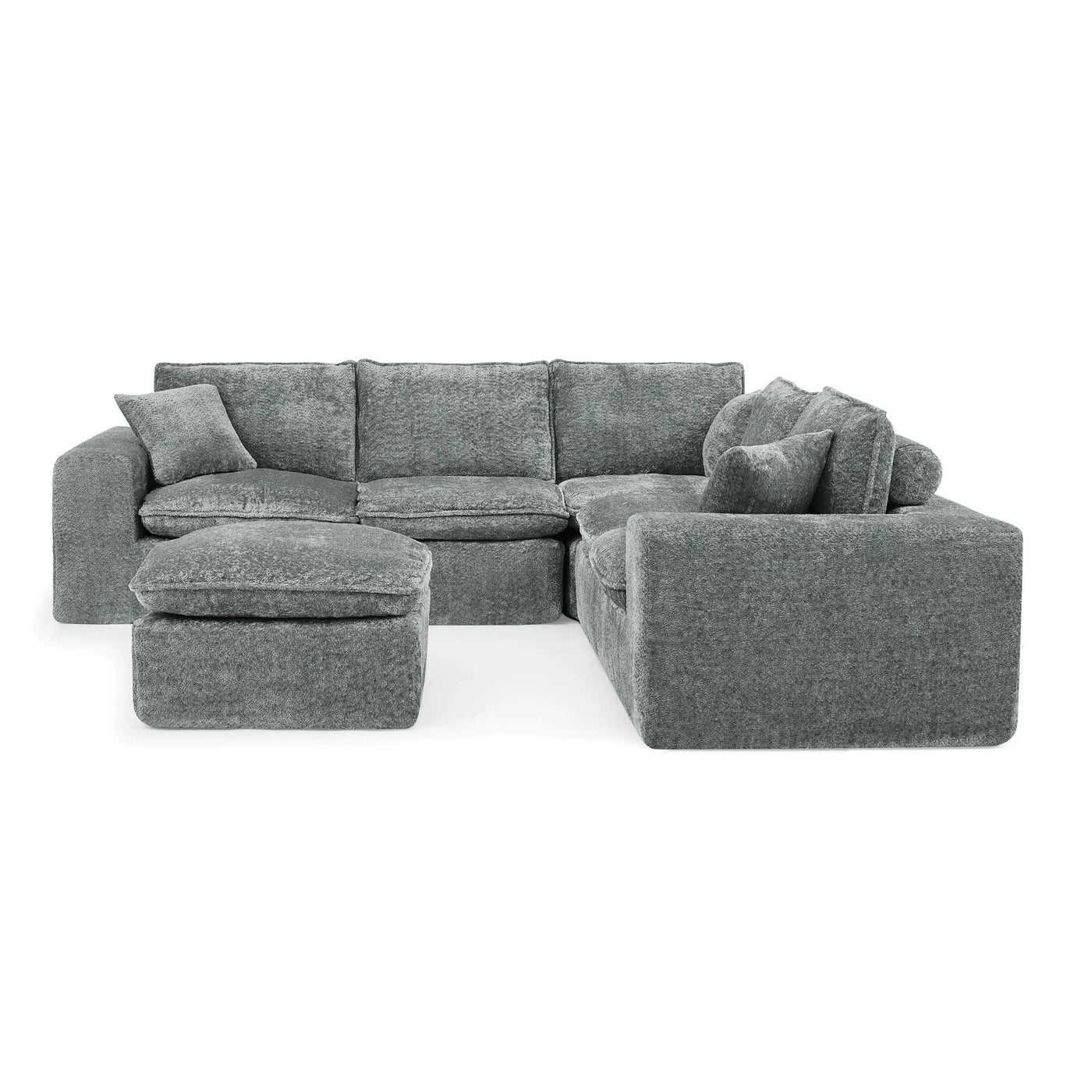 Sectional Sofa With Moveable Ottoman by HouseOfZazla