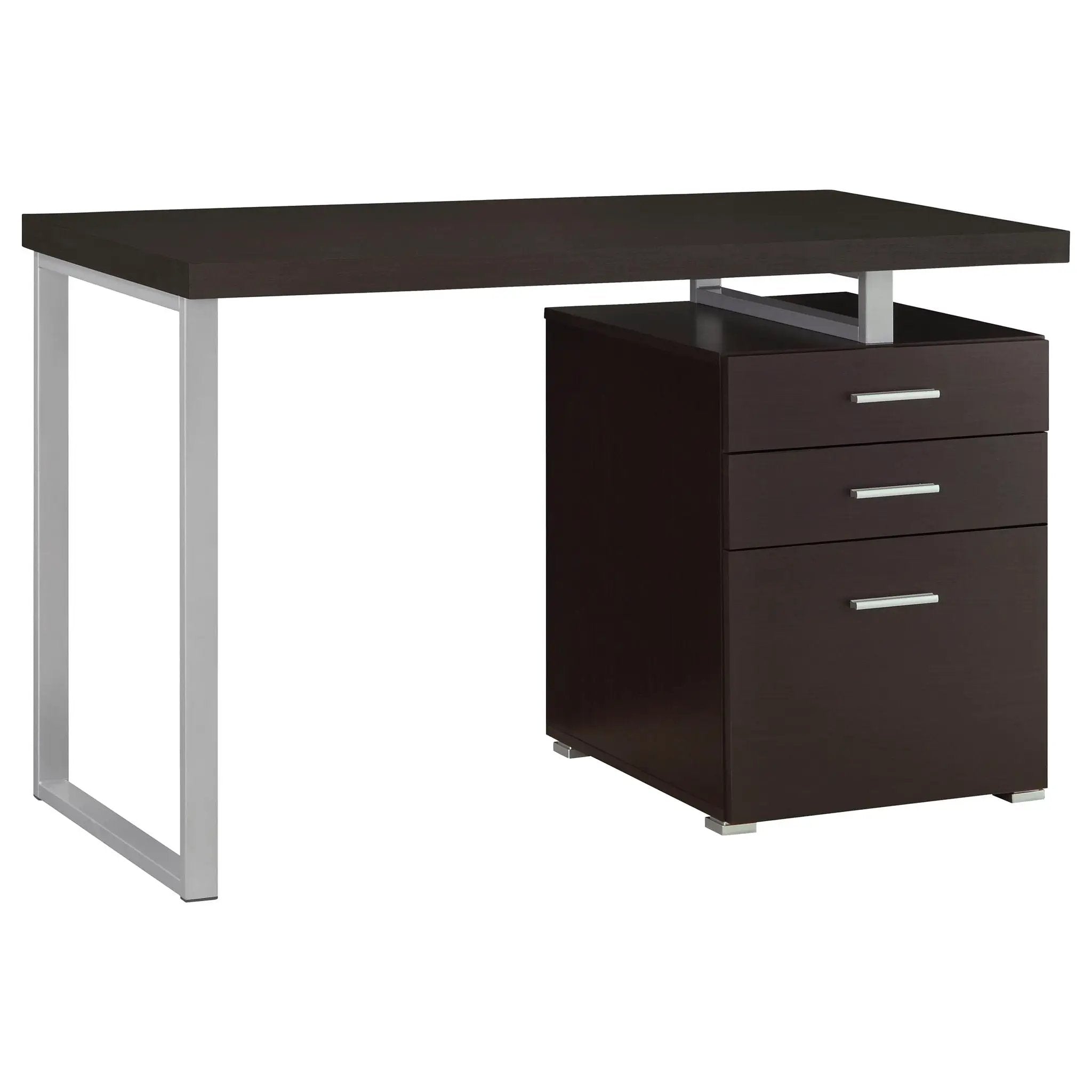 Brennan 47-inch 3-drawer Office Computer Desk Cappuccino by Unique Piece Furniture