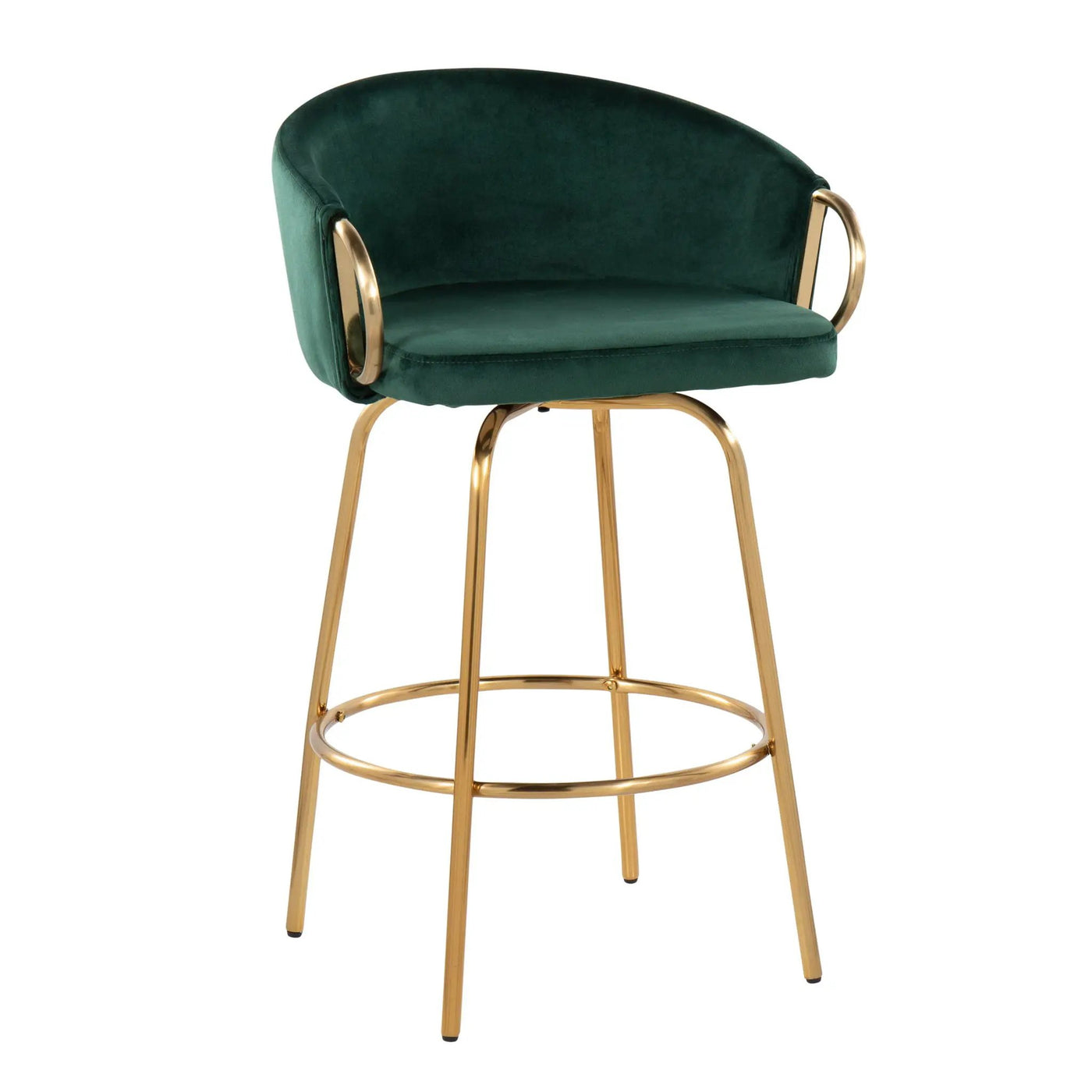 Claire - Contemporary & Glam Counter Stool (Set of 2) by HouseOfZazla