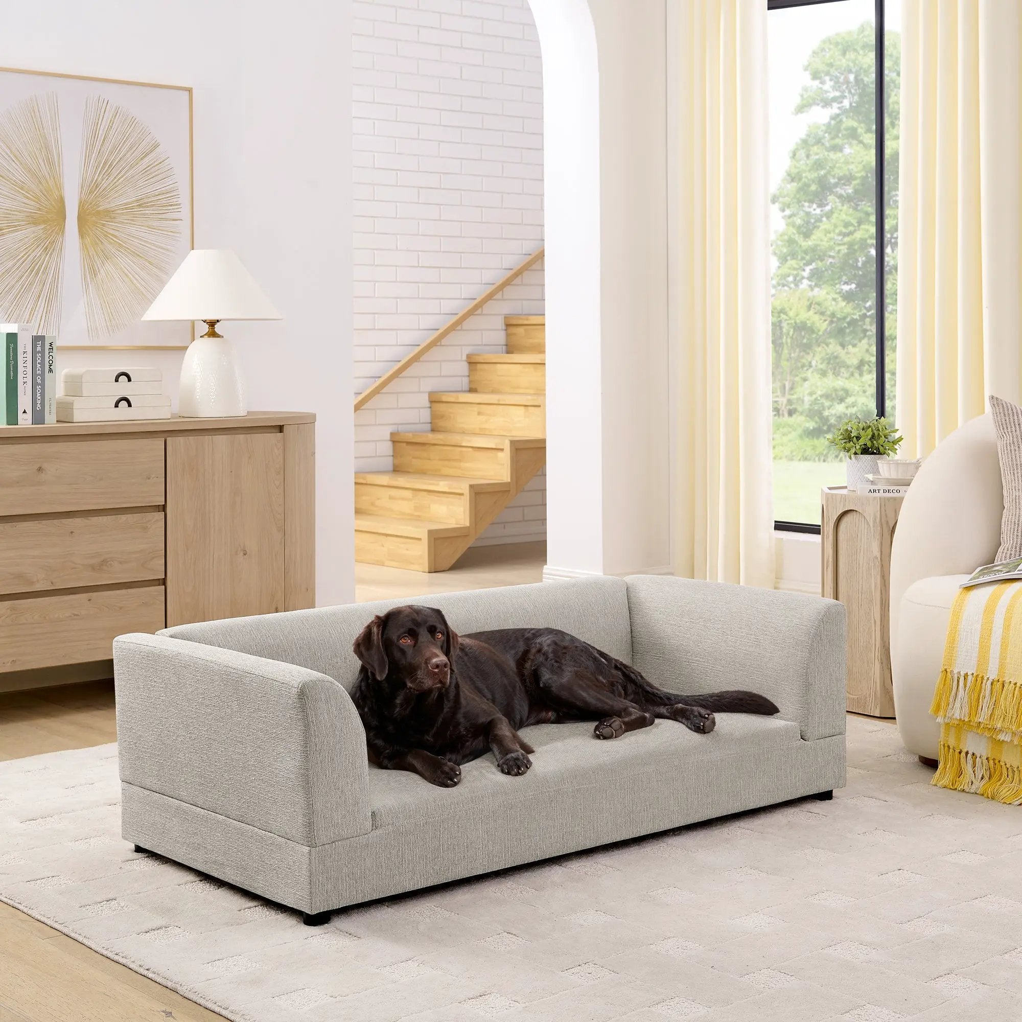 Comfortable Oversized Pet Sofa for Medium/Large Dogs by HouseOfZazla
