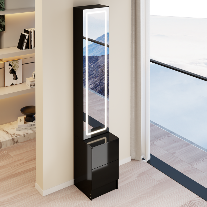 LED Dressing Mirror Cabinet with Adjustable Brightness by HouseOfZazla
