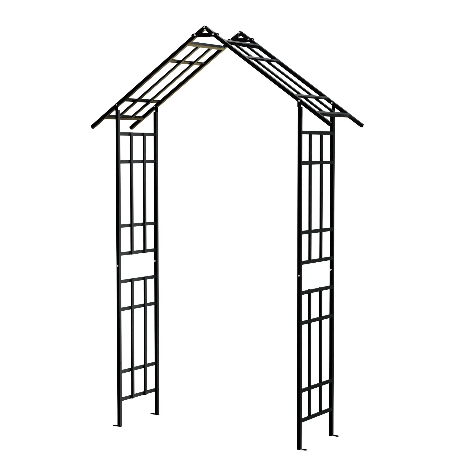 Metal Garden Arch with Adjustable Width by HouseOfZazla