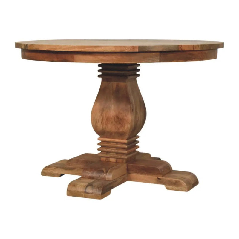 Solid Wood Valentina Round Dining Table by HouseOfZazla