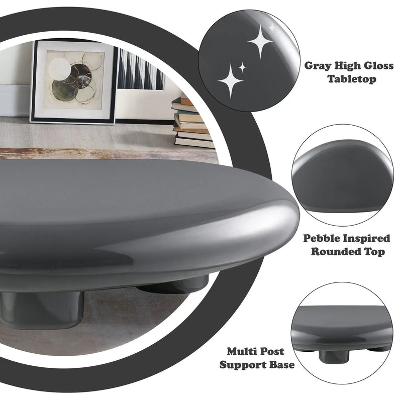 Charlene - Coffee Table - Gray by HouseOfZazla
