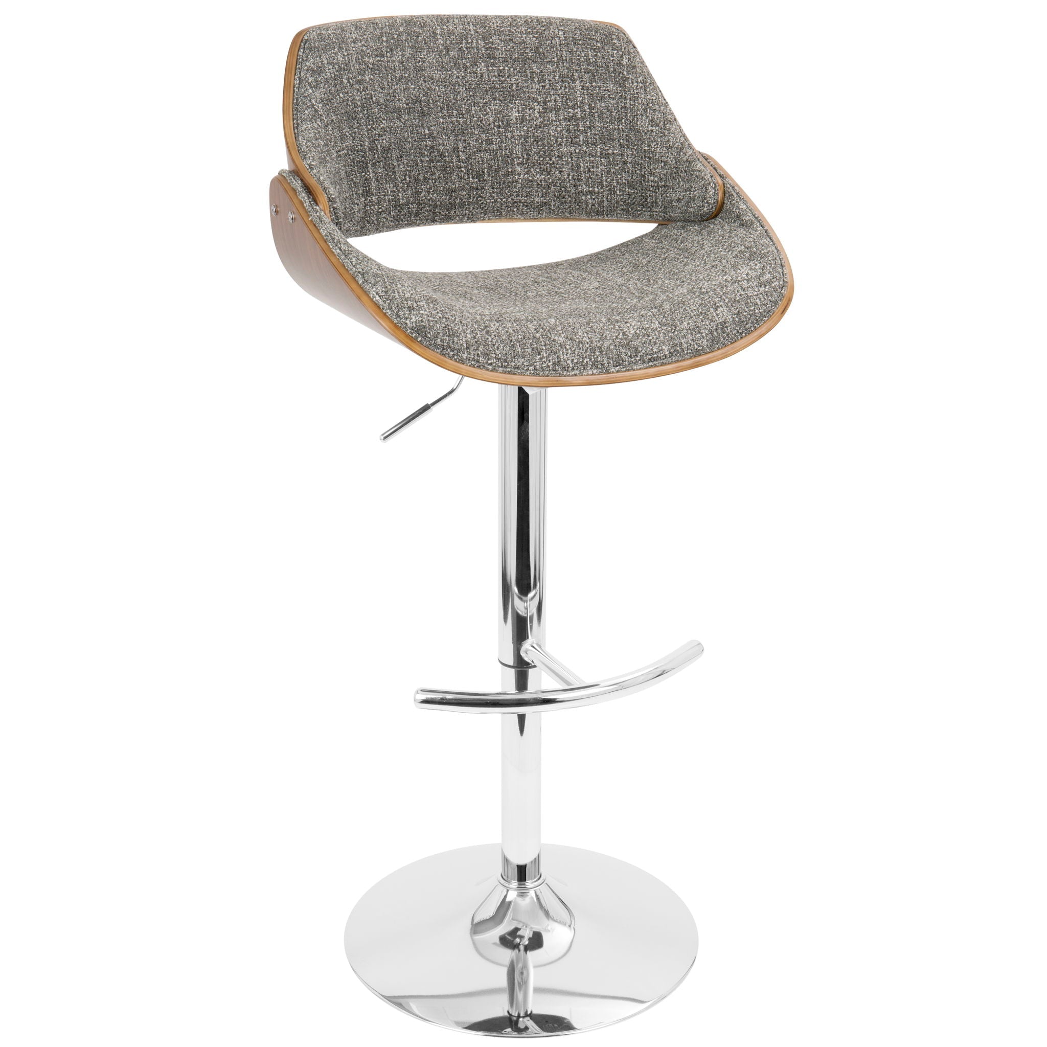 Fabrizzi - Mid Century Modern Adjustable Barstool With Swivel (Set of 2) by Unique Piece Furniture