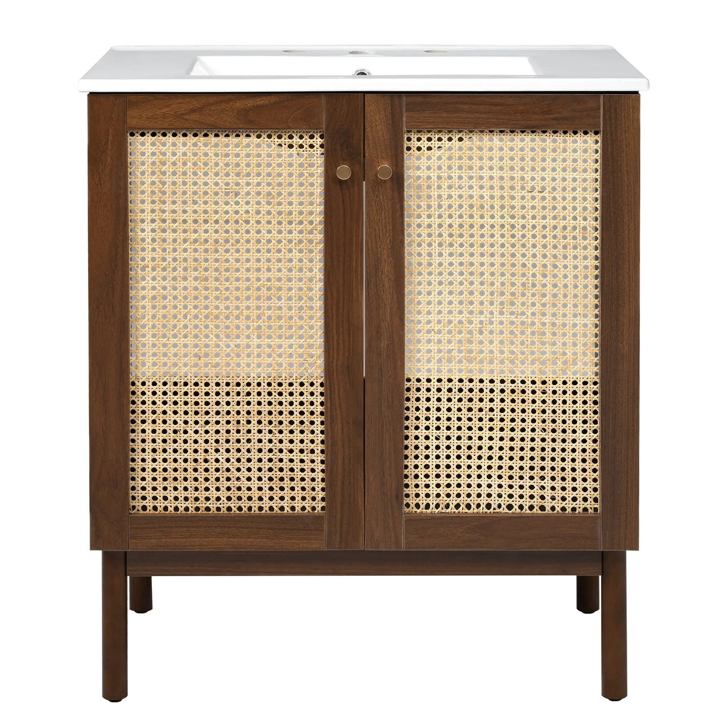 Bathroom Vanity Cabinet With Doors, Soft Close Design by HouseOfZazla